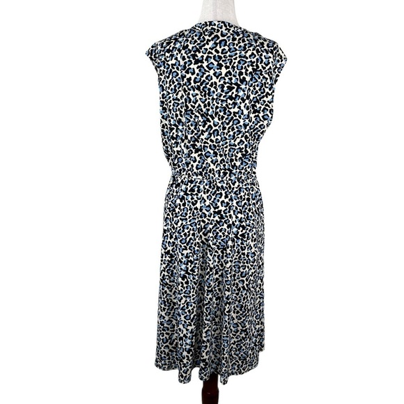 BCBGMaxazria Animal Print Faux Wrap Dress - Picture 5 of 12